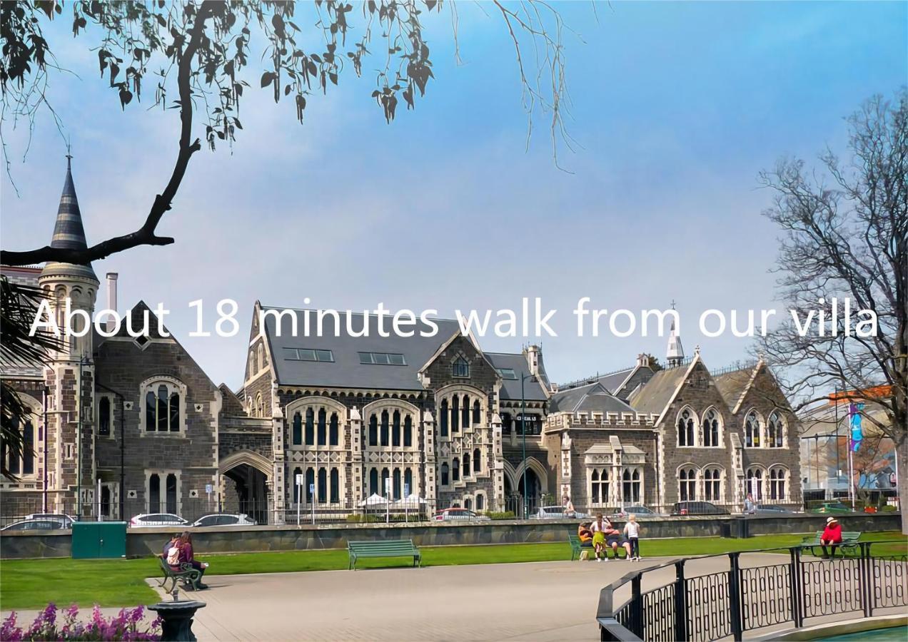 City Centre Superior Villa 3 Large Double Bedrooms ไครสต์เชิร์ช ภายนอก รูปภาพ