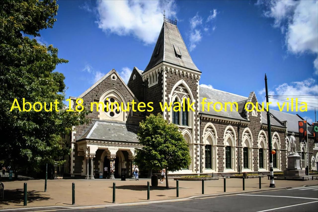 City Centre Superior Villa 3 Large Double Bedrooms ไครสต์เชิร์ช ภายนอก รูปภาพ